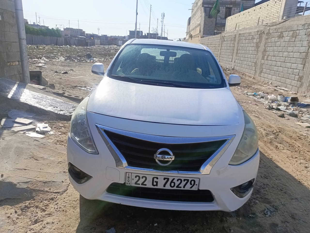 سلام عليكم سياره للبيع نيسان سني هندي مديل 2023 سياره نضيفه مكينه وكير وحداده نضاف وتبريد شغال السياره بيه قطعه وحده الجاملغ الامامي فقط ما واصل جوه فقط الجاملغ  رقم اربيل بسم شركه تريد تحويل او تريد وكاله السعر 107 مكان البصره ابو الخصيب 
***********
