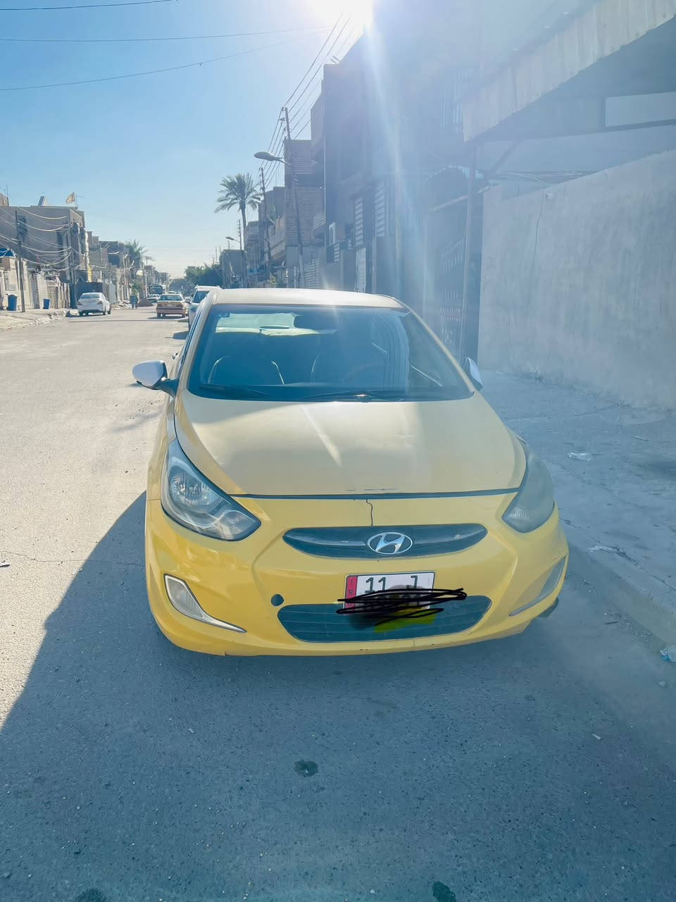 اكسنت 14 حادث جاملغ وباب سعره 71 مكان بغداد مدينه *********** مصفرة هيئه وغرامات تحويل اريد
