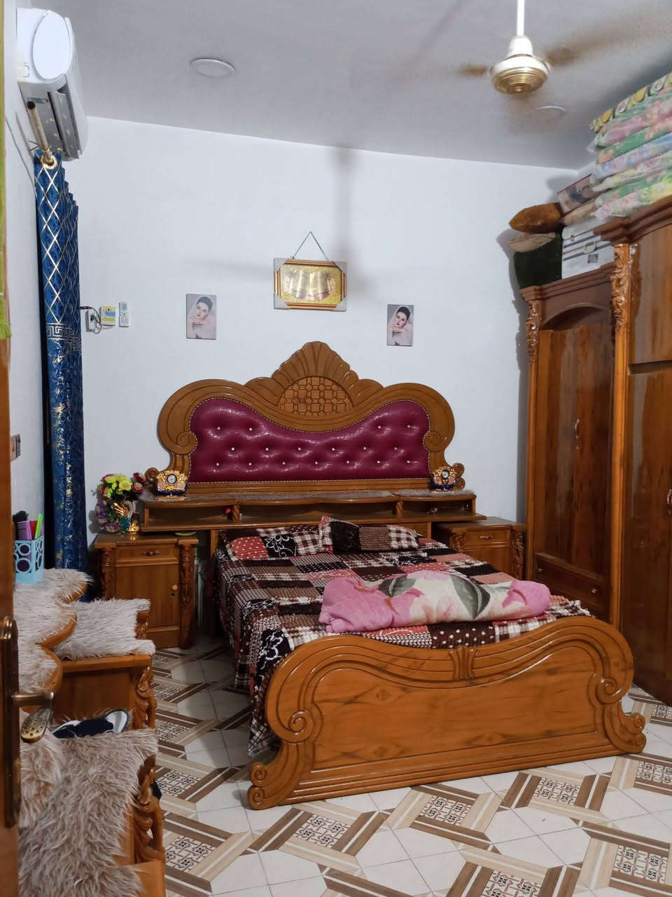 يالله سلام عليكم
بيت للبيع مساحه 200م طابوك كونكريت بناء حديث حاوي العباس خلف المام بشارعين مجاري دفن ودخله الصب السعر 75  ***********
