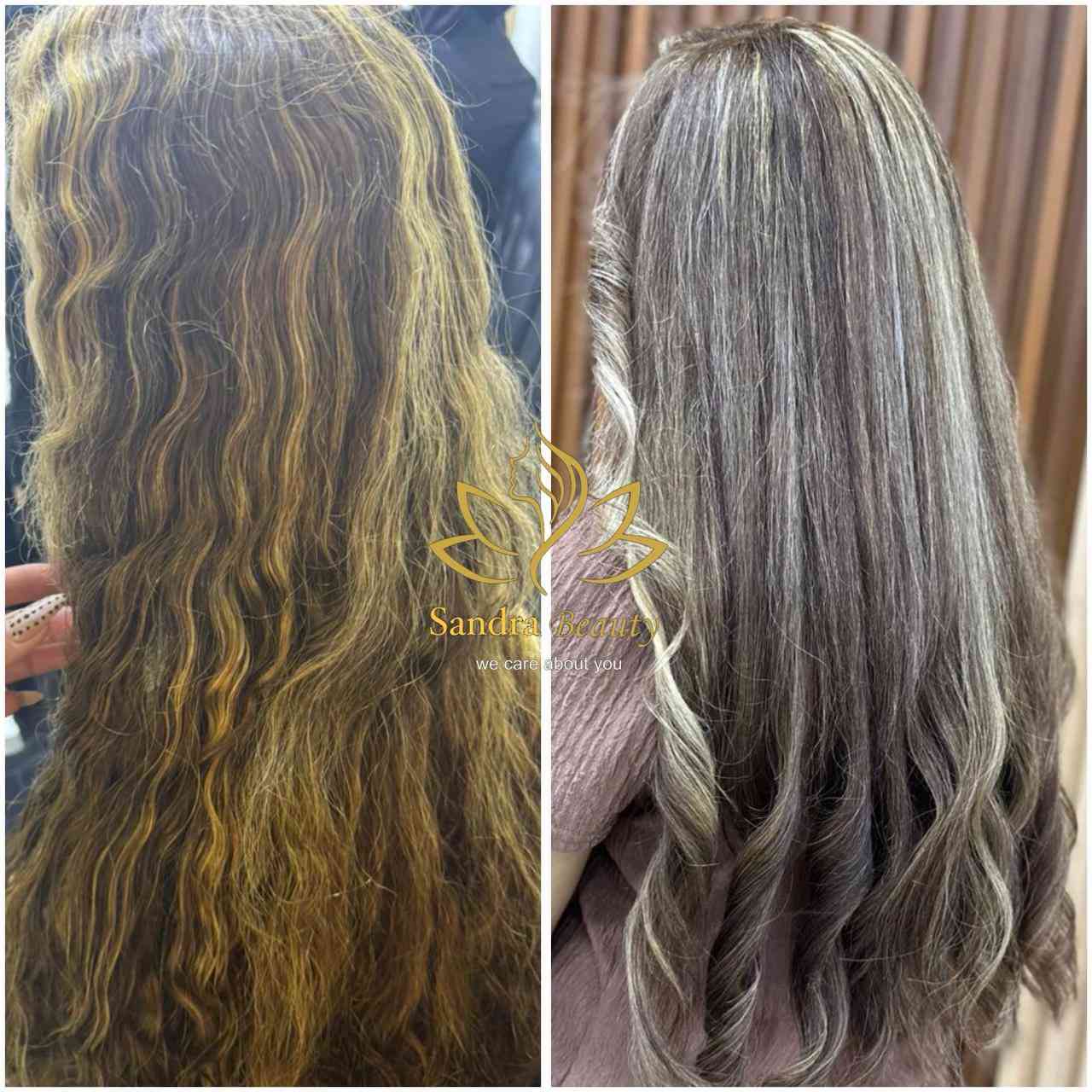 حبيباتي♥️♥️
 عروستي الي خربو شعرها واجتي يمي حتى نغيره اشتغلنالها  اليوم 💪💪💪💪💪💪

صبغ وميش ومعالج🤭 
اشتغلنا صبغ خالي من الامونيا   ميش بدون بلوندر ولاوكسجين ❤️
عصارات  السحب إيطالي ❤️❤️
بدون تعب وبدون تلف 

الصور كله تصويرنا الخاص☀️☀️
والنتيجة خيال ورجعنا حيويه ولمعه الشعر
✅✅❤️❤️💇‍♀️💇‍♀️💇‍♀️

  🔥🔥
🦋🦋بدون تلف وتعب للشعر

#صالون ساندرا _بيوتي

العنوان:: 
الديوانية//حي العروبه// داخل فرع سنتر دولار 
صالون ساندرا بيوتي 

للحجز والاستفسار
***********
***********
