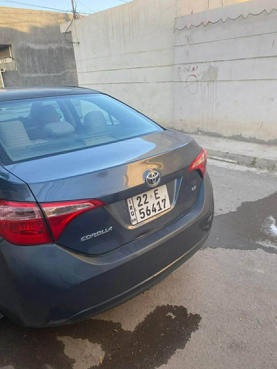 السلام عليكم كورلا موديل 2017 رقم أربيل دولي الجديد تحويل مباشر حادث امريكا جاملوغ وبنيد وبالعراق صبغ عام للسيارة جمالية بدون حادث او تجيه او دواخل /محرك وكير جديد سادهن مكفولات بدون فتح مال حاوية تبريد شغال تخم تاير وصدر جيد /للبيع فقط او مراوس مع النترا خصوصي رقم شمالي او بغداد حصرا /السعر 102 ورقة ومجالها قليل /مكان السيارة بغداد المدائن/ماارد على تعليق الشراي يتصل على الرقم ***********/وبيه واتساب
