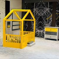 غرفة طفل • دولاب ٣ أبواب • ميز