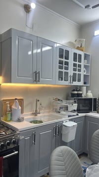 وبركاته كاونتر HDF نظيف كلش وكلشي مابي لون رصاصي فيلي ب650 وبي مجال  ب...