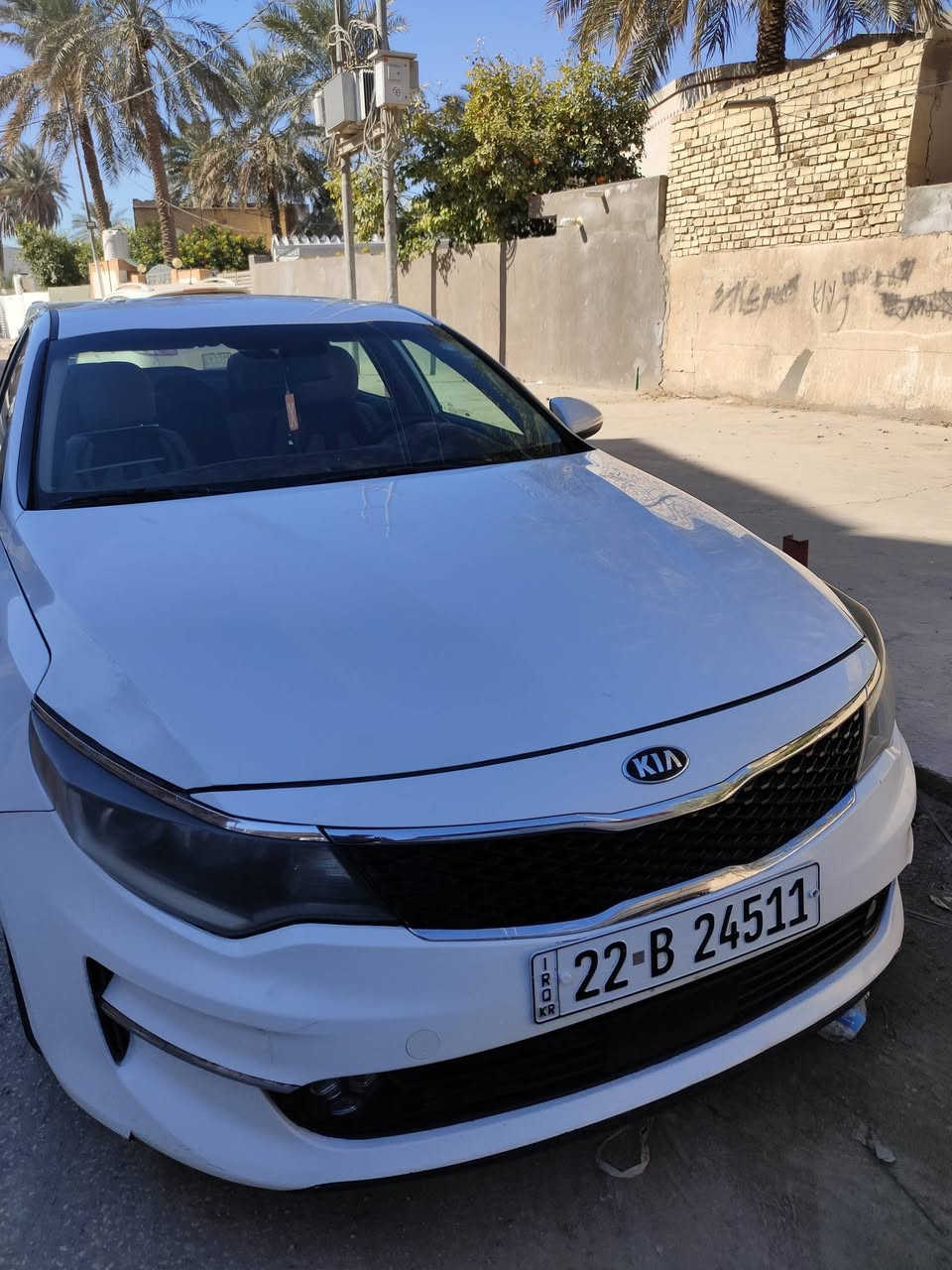 سلام عليكم
كيا اوبتما  2018 وارد امريكي

محرك 2400gdi
السيارة نضيفة ومرتبه
ماشيه 82ml
محرك كير حدادية تبريد تدفئة تخم تايرات
السيارة رقم اربيل 
حادثها مرفق بصور

السعر 132 وبيها مجال

للاتصال ***********

