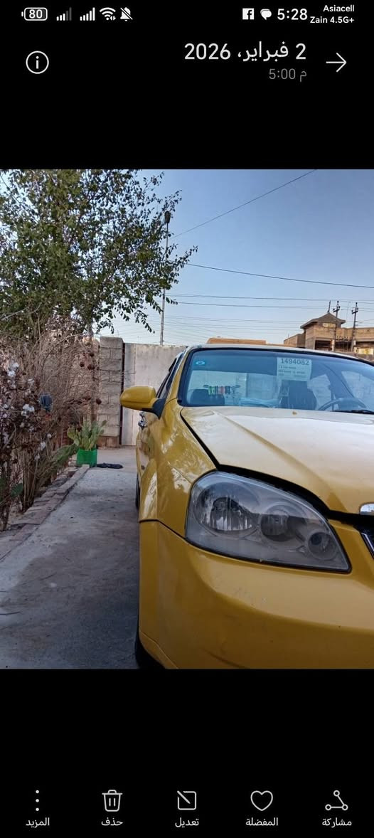 السلام عليكم للبيع اوبتره 2008 رقم بصره تحويل ثاني يوم سنويه 2030 تخم تاير حداديه جديده كير محرك كفاله كهربائيات كلها شغاله لل استفسار اكثر اتصل ***********
