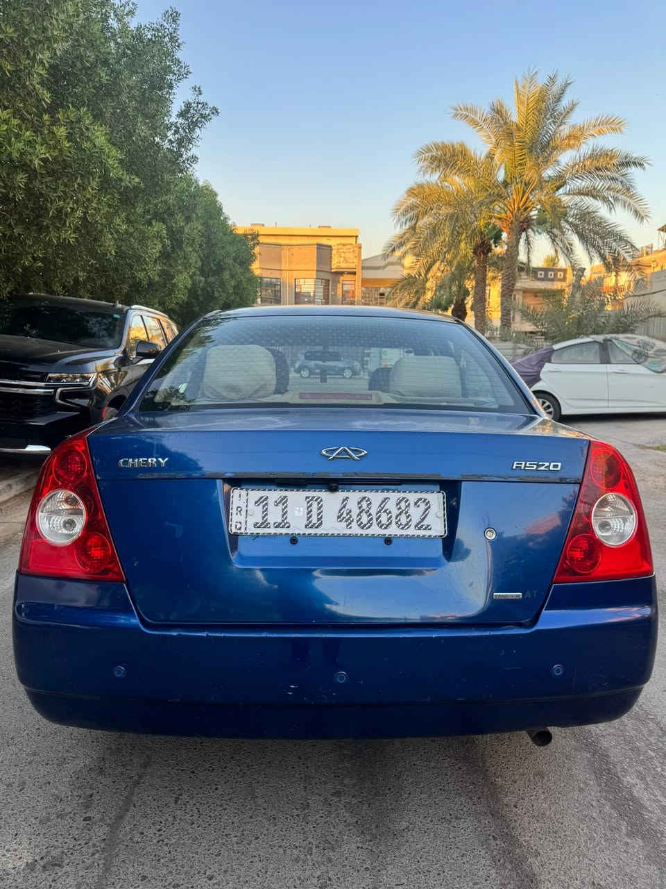 السلام عليكم / للبيع نقد فقط
شيري A5 2009
رقم بغداد الجديد باسمي سنويه 2030 
مكفوله من الضربه والصبغ والتبديل فقط جراد بالبنيد 
محرك 2000 مفتوح
كير بلاد _ ماشيه 98 الف 
سياره جاهزه من كلشي تبريد ثلج صدر جديد تخم تاير 
مكاني بغداد العامريه والسعر 44 ورقه وبيها مجال بسيط
*********** محمد

