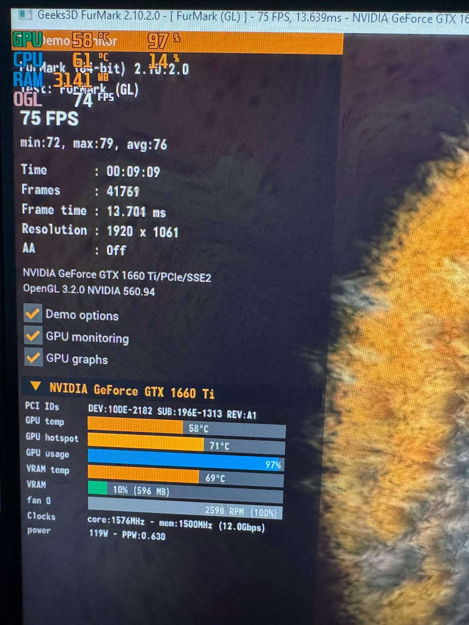 السلام عليكم شبابنا الطيبة 
Pc للبيع وياها ماوس وكيبورد 
Gpu:gtx 1660ti
Cpu:i5 11400f
Ram : 16g 3200
Ssd 128
Hdd500
P.s: fantech shadow 650w
والكيس galax مثل ما موضح 
كارت الشاشه جديد وبعده بالضمان 
معه ضغط 100ب100حرارته ما تعبر  ال61
الحاسبه امانت الله جديده وحيل نظيف 
علمود قسط الكلية اريد ابيعها 
واعتذر عن الاطاله
السعر : 625.000 وبيها مجال حك الجيه وعندي توصيل
بغداد /حي الجامعة
***********
