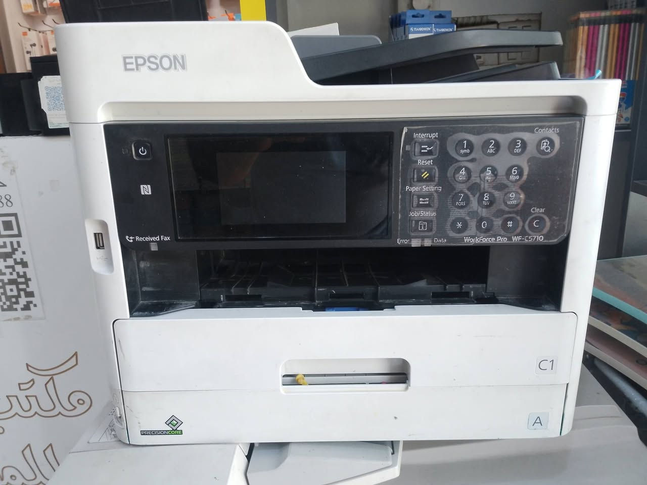 السلام عليكم
طابعه ايبسون 5710
الفيدر ملغي استنساخ وجهين 
من تسحب الوجه الأول عادي بس من ترجع على الوجه الثاني يطلع كود 0000042 ومرات كود 000043
للبيع قيم بما يرضي الله 
رقم الهاتف ***********
كوت واسط
