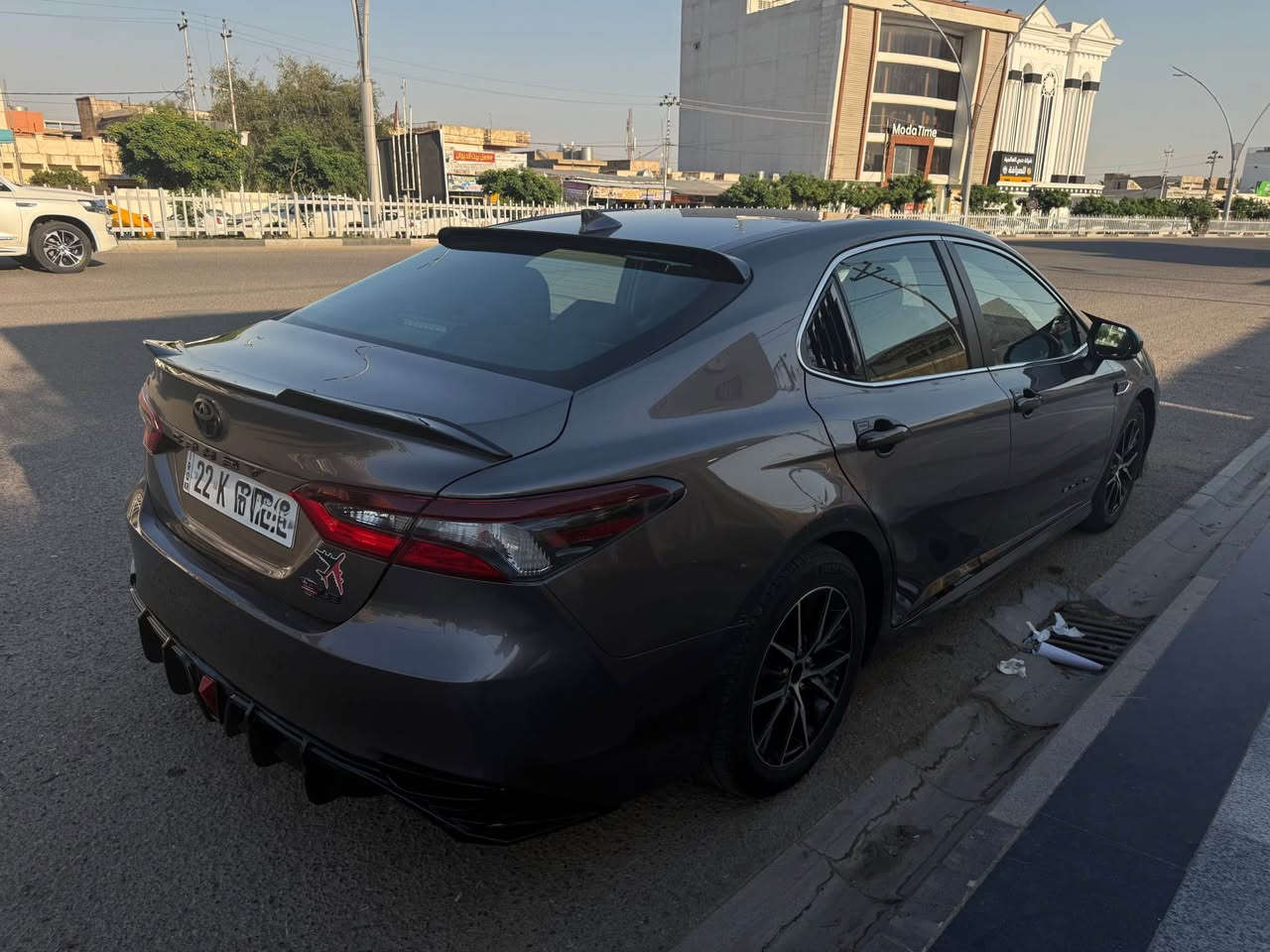 كامري 2023 Le
بدون ضرر كلين من دعاميه للدعاميه  فقط بي تعديل صغير فقط ماشي ٩٣ كيلو بسمنه سنويه ورقم كلها جديد شرط تحويل و وكالة سيارة بدون مصرف ربع ما تصرف عليها تايرات ٤ جديد سعر ٢١٠ 
*********** كركوك, العراق
