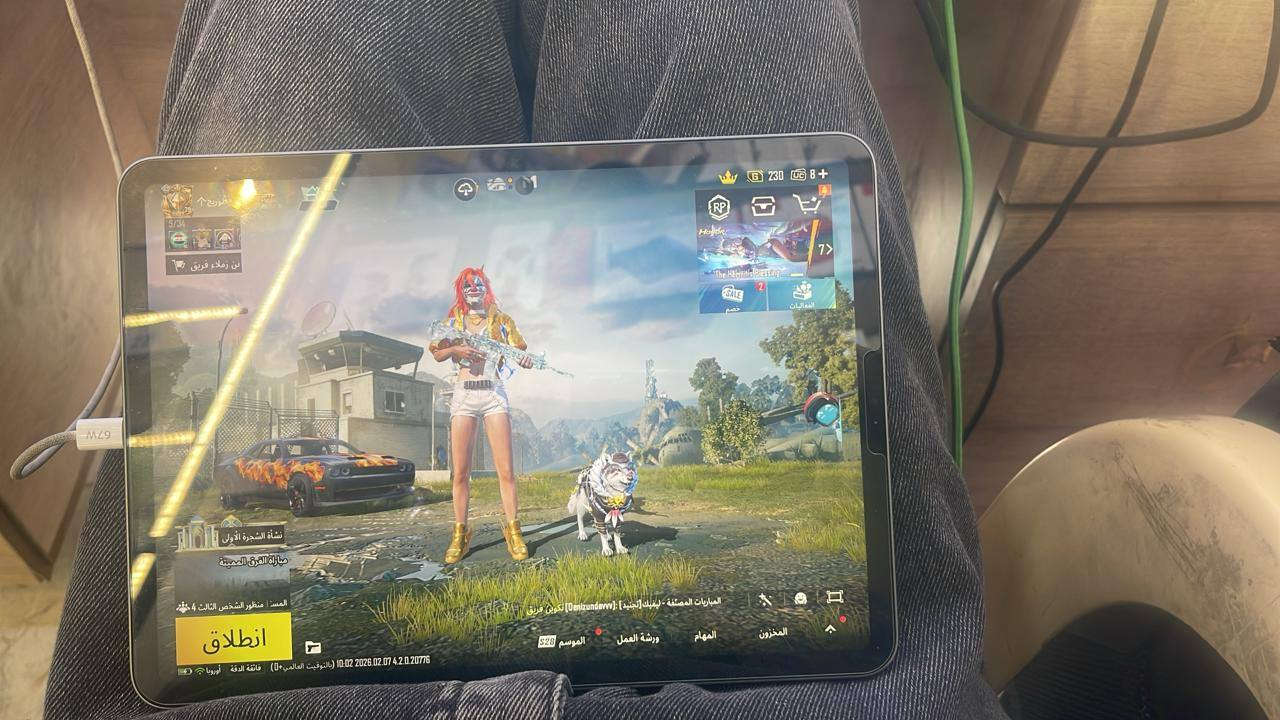 سلام عليكم متاح ايباد 11  ابرو جهاز اخو الجديد او مكفول كامل ملحقات سعر 700 اوبي مجال قليل مكاني كربلاء***********
