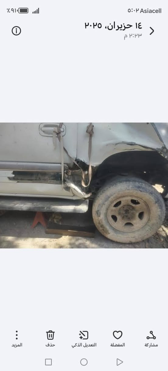 السلام عليكم جمسي موديل 2004 رقمه بغداد أجره  صدامي   راعيه ماندله السياره بيه حادث جاملغ خلفي    السياره كانت شغاله   هسا هيا متروكه    عنواني بغداد  سعره 22
ورقه  ***********  الشراي يخابر وبخدمته ابيع واقع حال بس اكفله من الطلب والمور القانونيه
