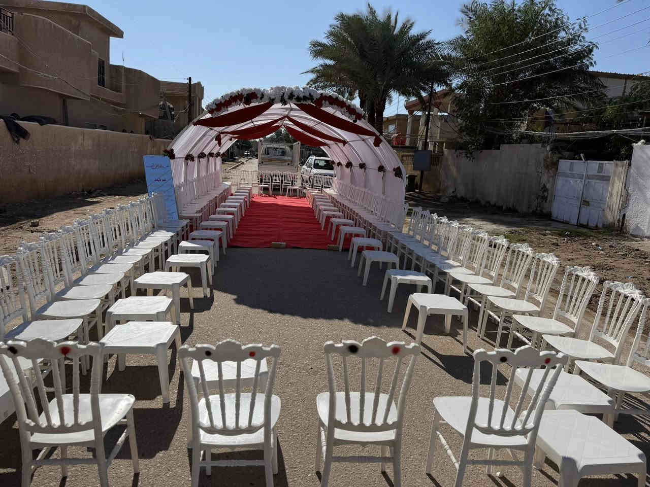 الى كل اهلي و ناسي زبائننا الغالين 

جزء كلش بسيط من اعمالنا ليوم الجمعة ٢٠٢٥/١٢/١٨

كل هذا التوفيق بوجودكم و ثقتكم العالية بختيار المحل و الشخص الصح 
لأجمل ايام العمر و الفرح التي تعم بيوتكم

كل هذا و اكثر و التصاميم حسب طلبكم الجميل 
راح تلكونة يمي اخوكم محمد احمد لتأجير كوشات الاعراس و كل ما يخص مناسباتكم 
للاستفسار ***********
***********
***********
