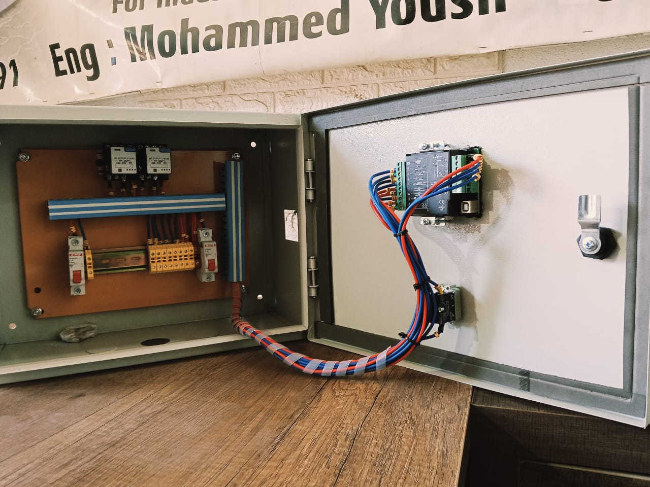 من انتاج ورشة ويف    WAVE الهندسية للخدمات الكهربائية والميكانيكية
بورد بروتكشن  نوع  DC30 حماية كاملة للمولدة  تشغيل اطفاء اوتو حماية للمولد
 بسعر 95 دولار
 
يوجد توصيل الى كافة محافظات العراق
يصل الطلب إلى بغداد خلال 24 ساعة
والى باقي المحافظات خلال 72 ساعة
سعر التوصيل إلى كافة المحافظات 10 الف دينار
 
يمكن عمل اي بورد مولدة حسب طلب الزبون
يكون البورد مبرمج وجاهز للتركيب على المولدة والتشغيل
نقوم بلصق خريطة الربط البورد لتسهيل عملية الربط
تصميم وعمل المهندس محمد يوسف
للطلب والاستفسار يرجى الاتصال على الارقام التالية
***********
***********
