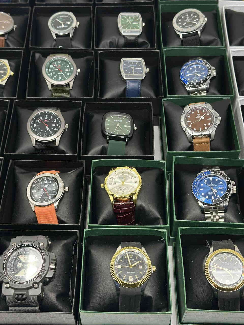 ساعات سويسري وياباني بالة جديد ( تيسوت- باتك فليب - رولكس - اوميگا - كاسيو- اورينت- كارتير ) وغيرها 

تصفية 
القطعة 15 
قطعتين 25
للتفاصيل خاص اكو رياضي + الكتروني


**إذا كنت صاحب هذا الإعلان وتريد حذفه لأي سبب، رجاءا أرسل رسالة إلى الدعم الفني**