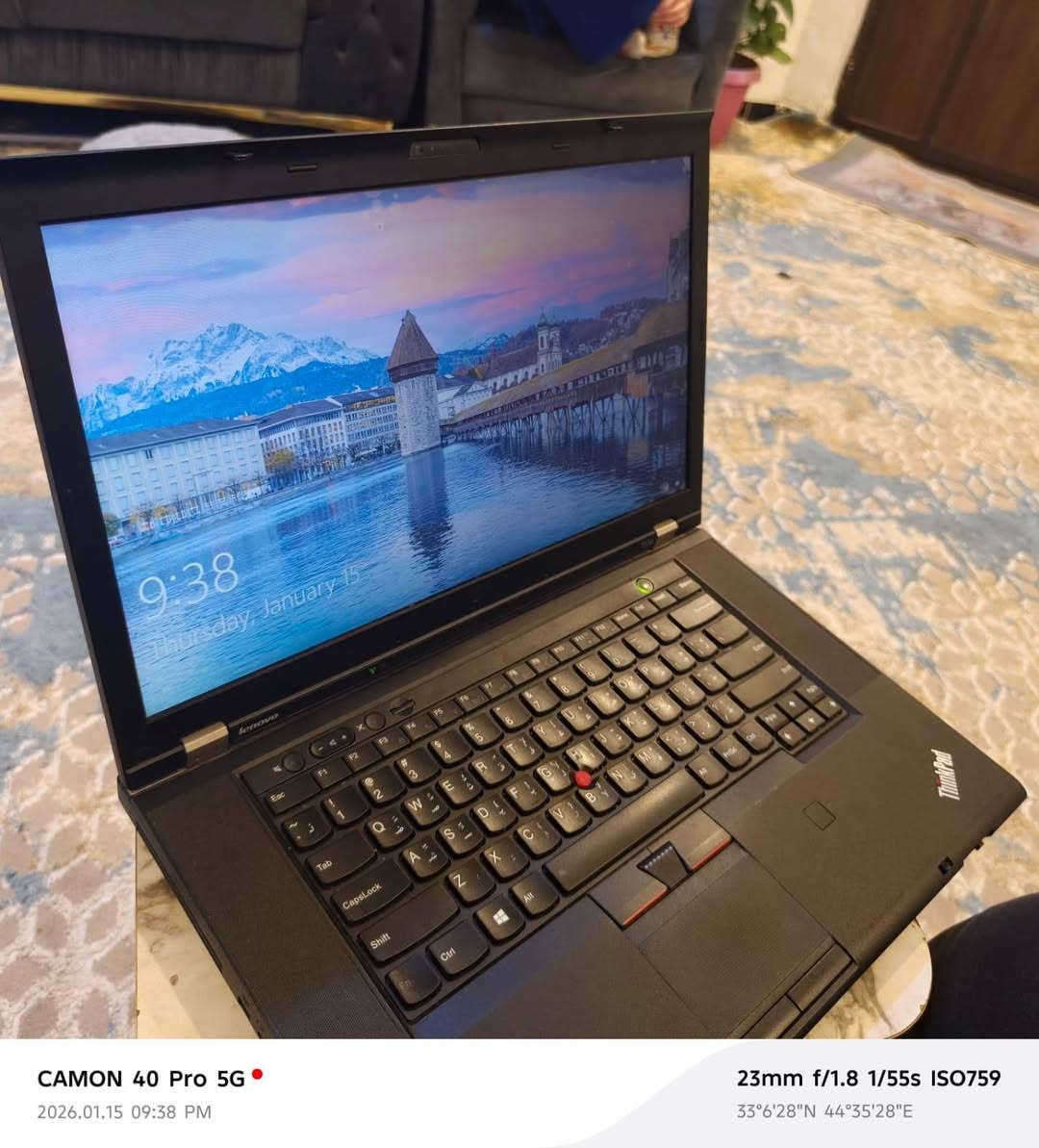 لابتوب  lenovo Think pad T530 
‏الحاسبة جدا رائعة ومواصفاتها عاليةسعة التخزين, 256 
‏تحتوي على كاميرا وشاحنات الاصلية كاملة و للأستفسار اكثر التواصل على الرقم *********** 
‏السعر 145 والسعر قابل للتفاوض  ومعها ماوس سلكي
