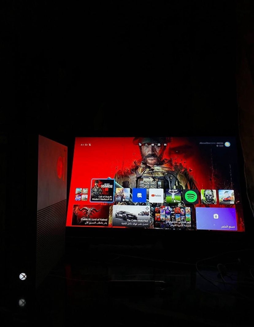 اكس بوكس ون اس / xboxs one s
الجهاز نظافة لوك ستيكر مامفتوح 

الجهاز ذاكرتة 1TB / 1 تيرا مو500

جهاز 1TB🥇

يجي ويا جويستك واحد الي هو الجويستك العملاق من گيم سير كامل وي كارتونته بل لون الأزرك

الجهاز مامفتوح مكفول كامل واحد على واحد
بين قوسين تاخذ شي نظيف ويريح راسك 

بي حساب كيم باس شهر واحد ومنزل بي لعبتين fifa25 و  كلف ديوتي بلاك اوبس6 

السعر 170 بي مجال بسيط كلش

للتواصل واتس فقط +ماعندي توصيل
***********
