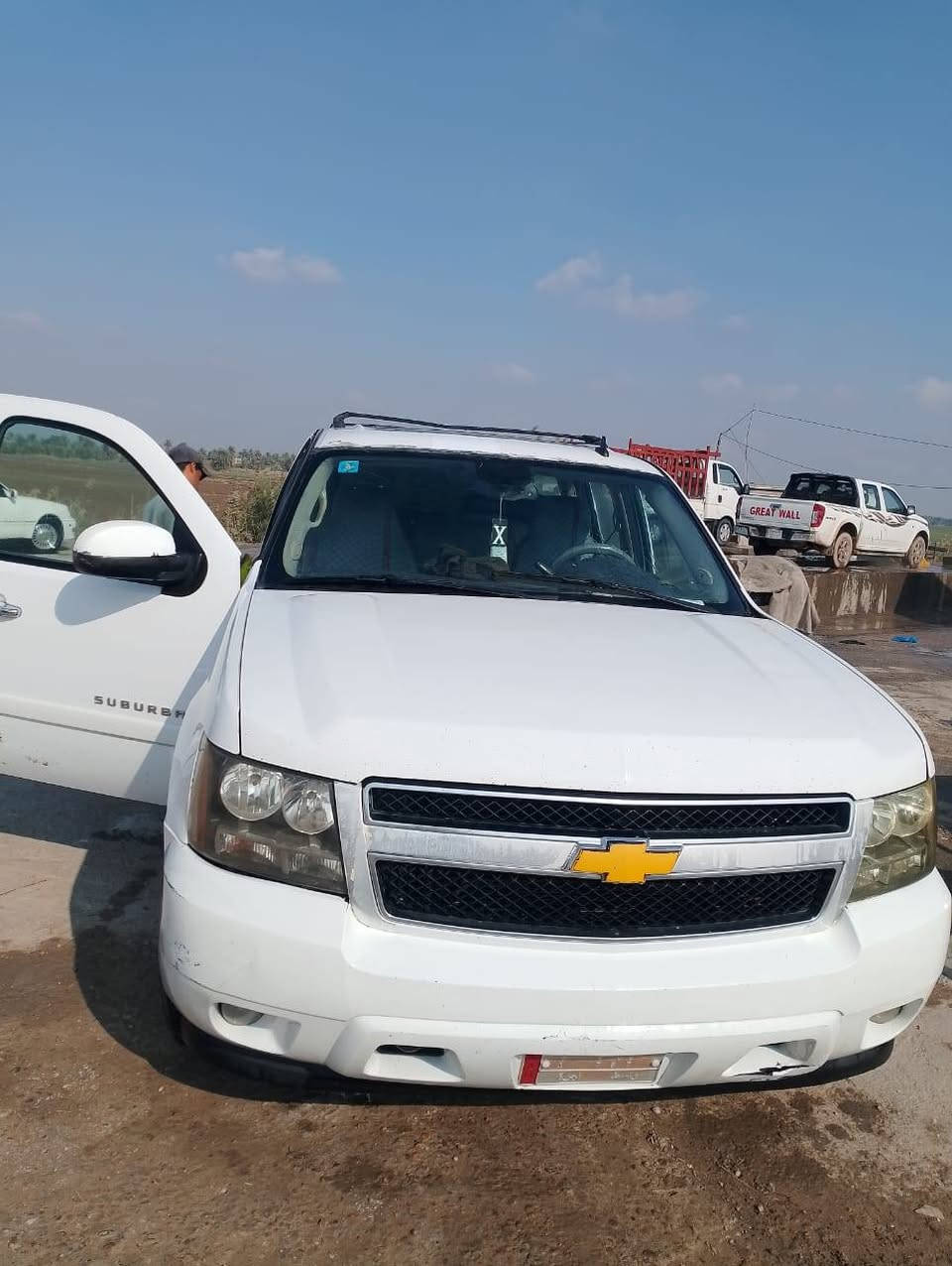 للبيع يوكن موديل 2007 فئه LTZ
حادث السياره خشم جمالغ السايق فقط 

كير ومكينه بشرط 

رقم السياره واسط 3 انكليزي الجديد تحويل ثاني يوم 

مكان السياره نجف 

سعر 135$ وبيها مجال

تواصل: ***********
