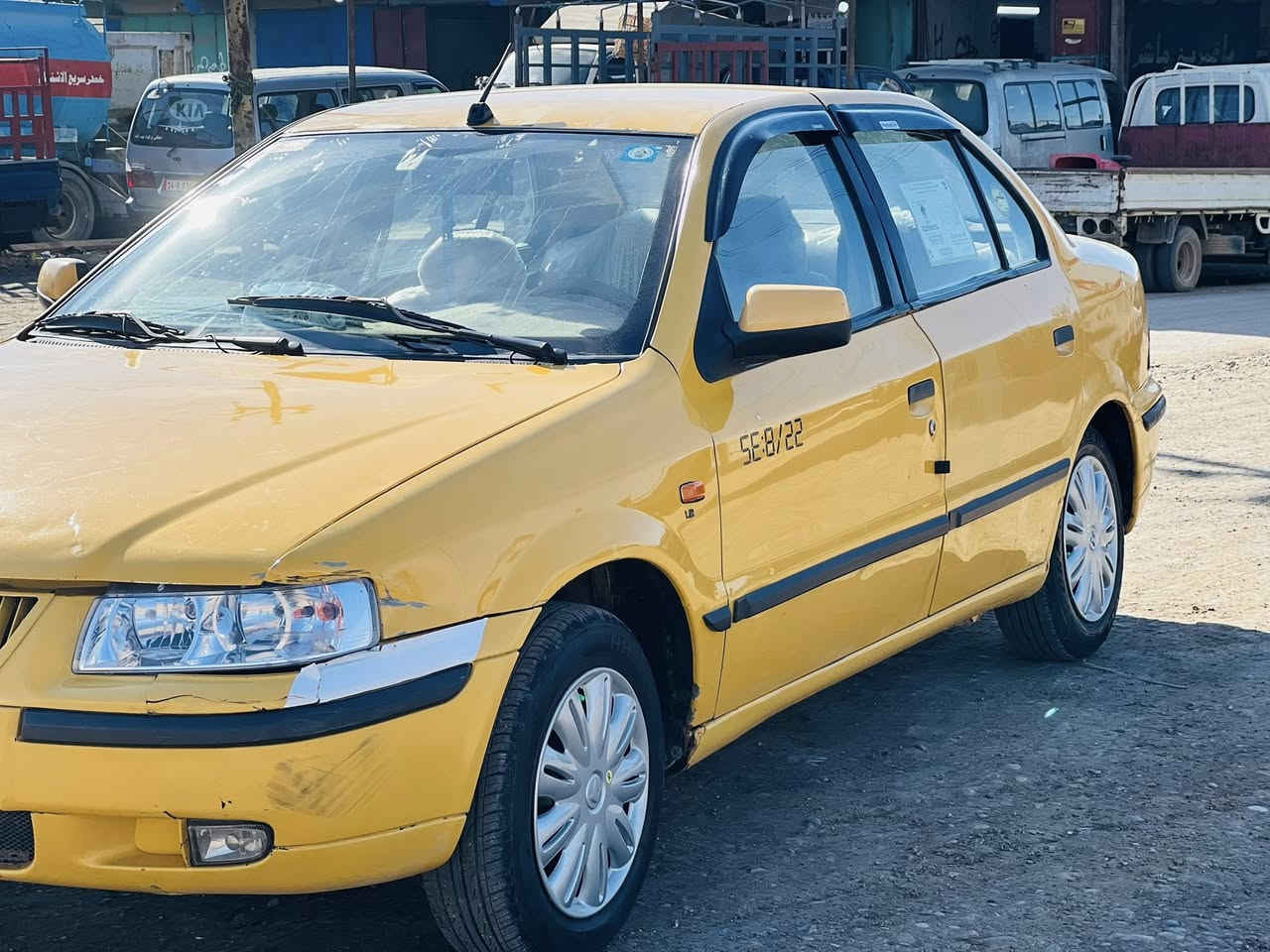 سلام عليكم شباب للبيع فقط سمند موديل 2011 رقم بغداد الماني سنويه 2027 شرط تحويل مصفره هيئه غرمات مكينه وكير مكفولات لا تبخير ولا صوت خير من الله صدر امامي خلفي جديد تخم تاير جديد مدوشمه كاعيه جلد كشنات لايلون داخله جديد دشبول لا فطر بي ولا اي شي سياره ما متعوبه وهاي تفاصيل وصوره سياره سعرههً 37 مكاني بغداد النهروان  اليحب*********** ممتواجد نت اخوان فقط اتصال
