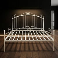 سرير حديد نفرين • ١٨٠×٢٠٠ • ضمان ٣ سنوات
