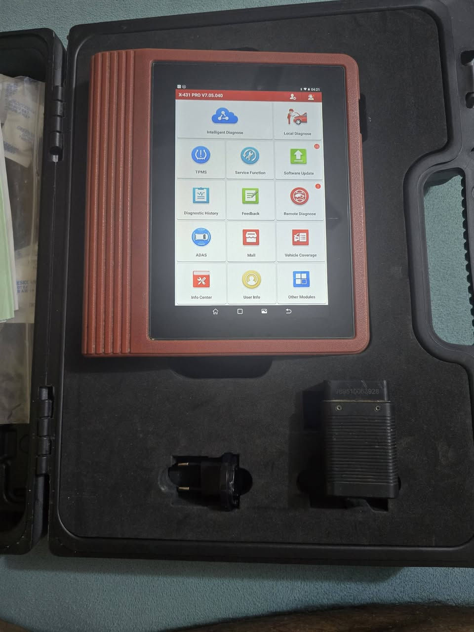 جهاز launch X-431 pro ضمان وكالة شركة يم داركم فحص وبرمجة وترسيت وسبشل فكشن فحص شجري لايف داتا يفحص كافة انواع السيارات نظيف كلش بعده بالكارتون خلصان تحديثه قبل ٣ اشهر للاستفسار الاتصال على الرقم *********** او على الخاص
