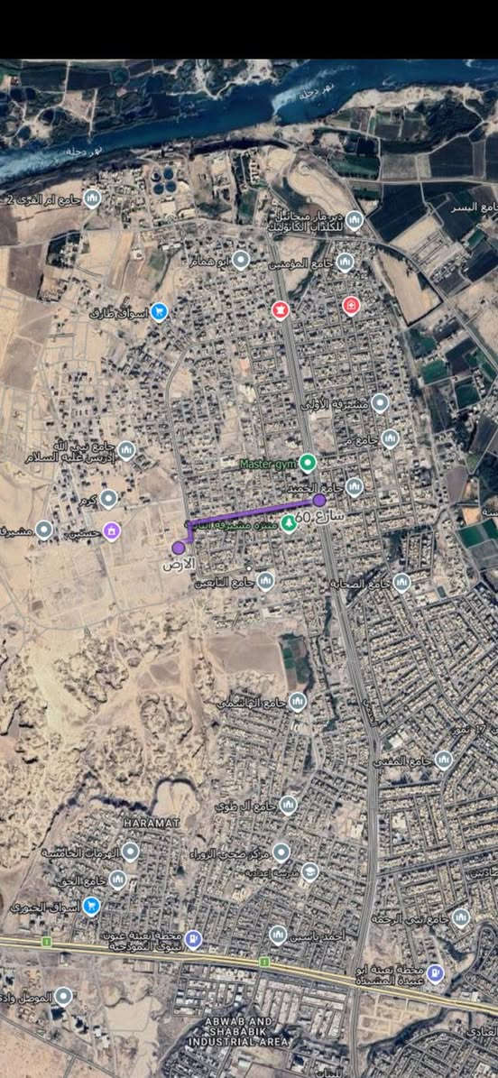 ارض 200 متر
ارض تقطيع المهندسين ملك صرف سند 25 طابو الايمن
200 متر واجهة 8 نزال 25
***********
80 مليون وبيها مجال
الموقع موضح بالصورة
