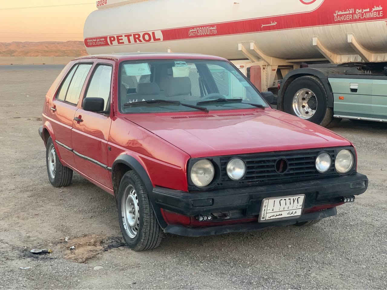 • جۆر: Golf
 • مۆدێل: 1990
 • دۆخ: بەشەرت، گێڕ و مەکینە ، بۆخاروشتی نییە، مەکینە عسکریە
 • تایەر: 4 تایەر تازە
 • پاتری: تازە
 • کارەبایەت: باشەرت
 • نرخ: 24 وەرەق (قابیلی گفتوگۆ)

📍 شوێن: کەرکووک
📞 ***********
📞 ***********

العربية:
 • النوع: Golf
 • الموديل: 1990
 • الحالة: شرط، القير والمكينة بحالة ممتازة، المكينة مصنوعة، لا يوجد تبخير، مكينة عسكرية
 • الإطارات: 4 تايرات جديدة
 • البطارية: جديدة
 • الكهرباء: ممتازة
 • السعر: 24 ورقة (قابل للتفاوض)

📍 الموقع: كركوك
📞 ***********
📞 *********** كركوك, العراق
