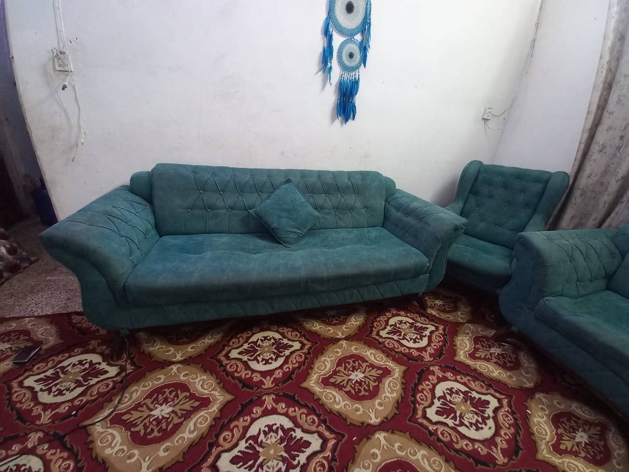 تخم ٨ مقاعد قنفتين كبار + قنفتين ام النفر مكان بغداد حي العامل  ب٣٠٠ الف 
مستعجل شراي يتصل ***********
