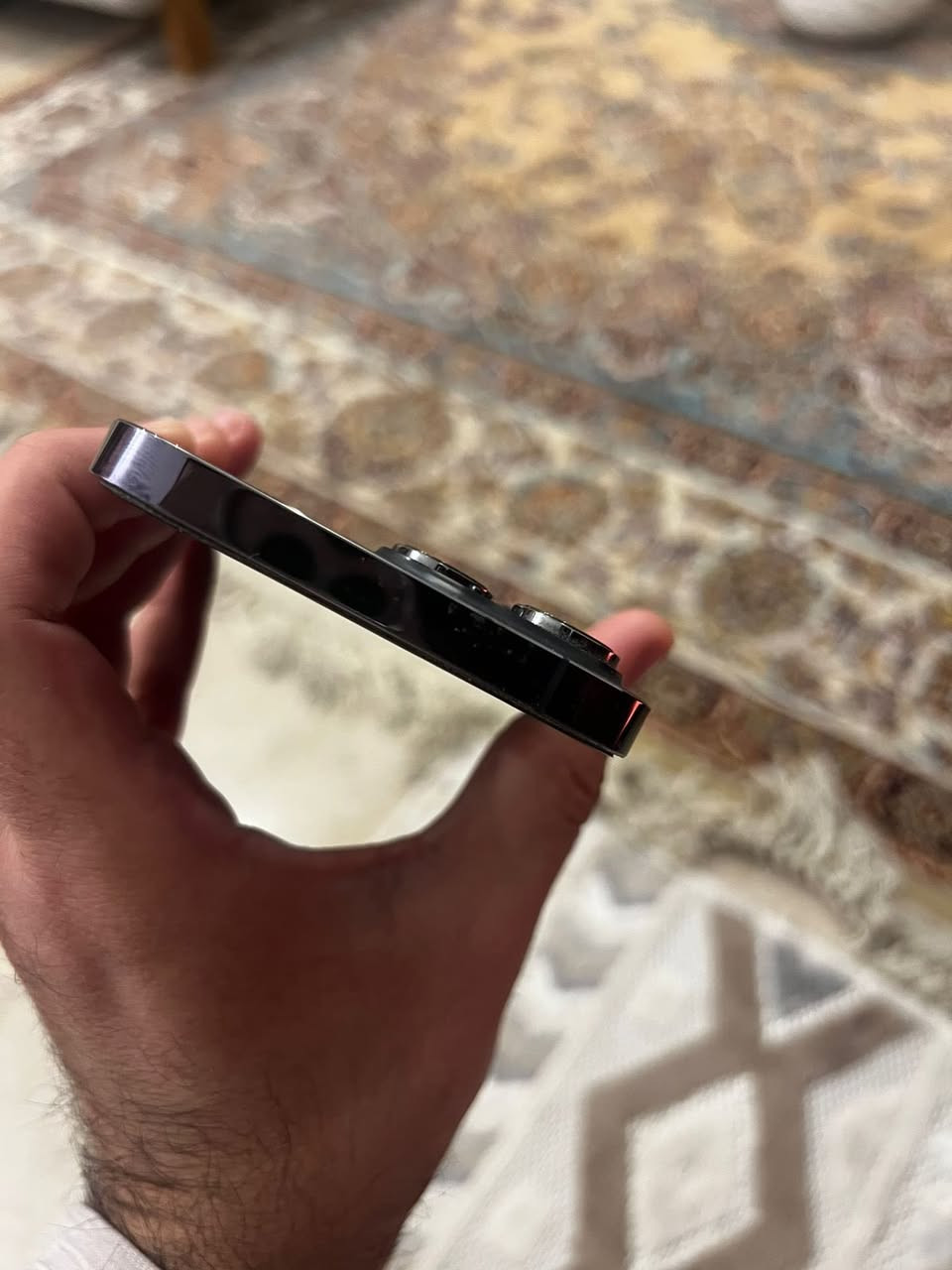 ايفون 14 بروماكس للبيع 
ذاكرة 256
الجهاز نظيف جدآ بدون اي شخط ولا تصليح
كامل مع ملحقاتة 
نسبة البطارية 81 
دبل سيم كارد
السعر 800
غير متواجد على الفيس 
***********
