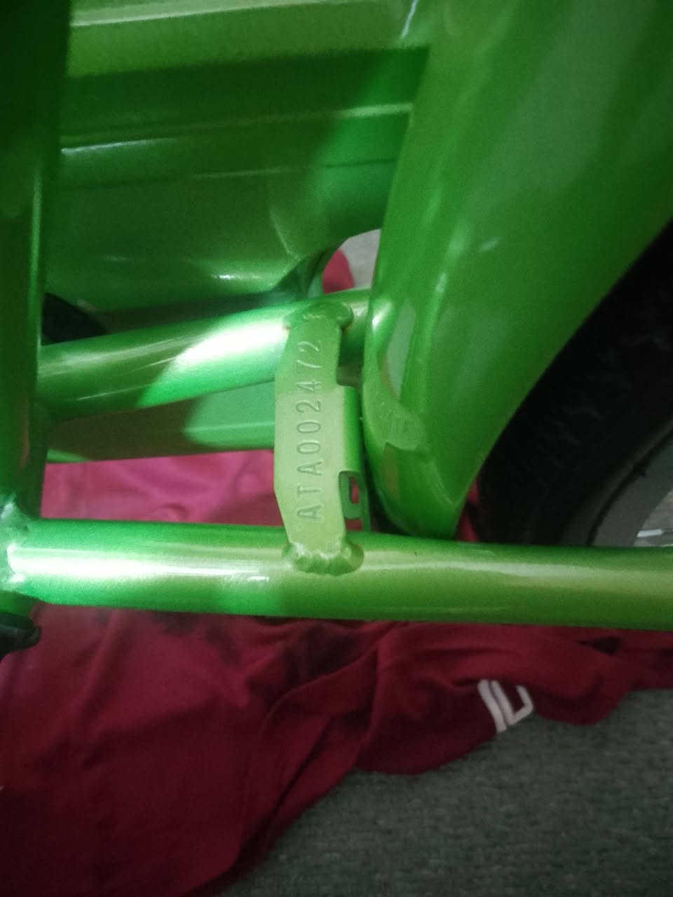 السلام وعليكم بايسكل جديد  لبيع سعره 110 بي مجال مكان بغداد رقم ***********
