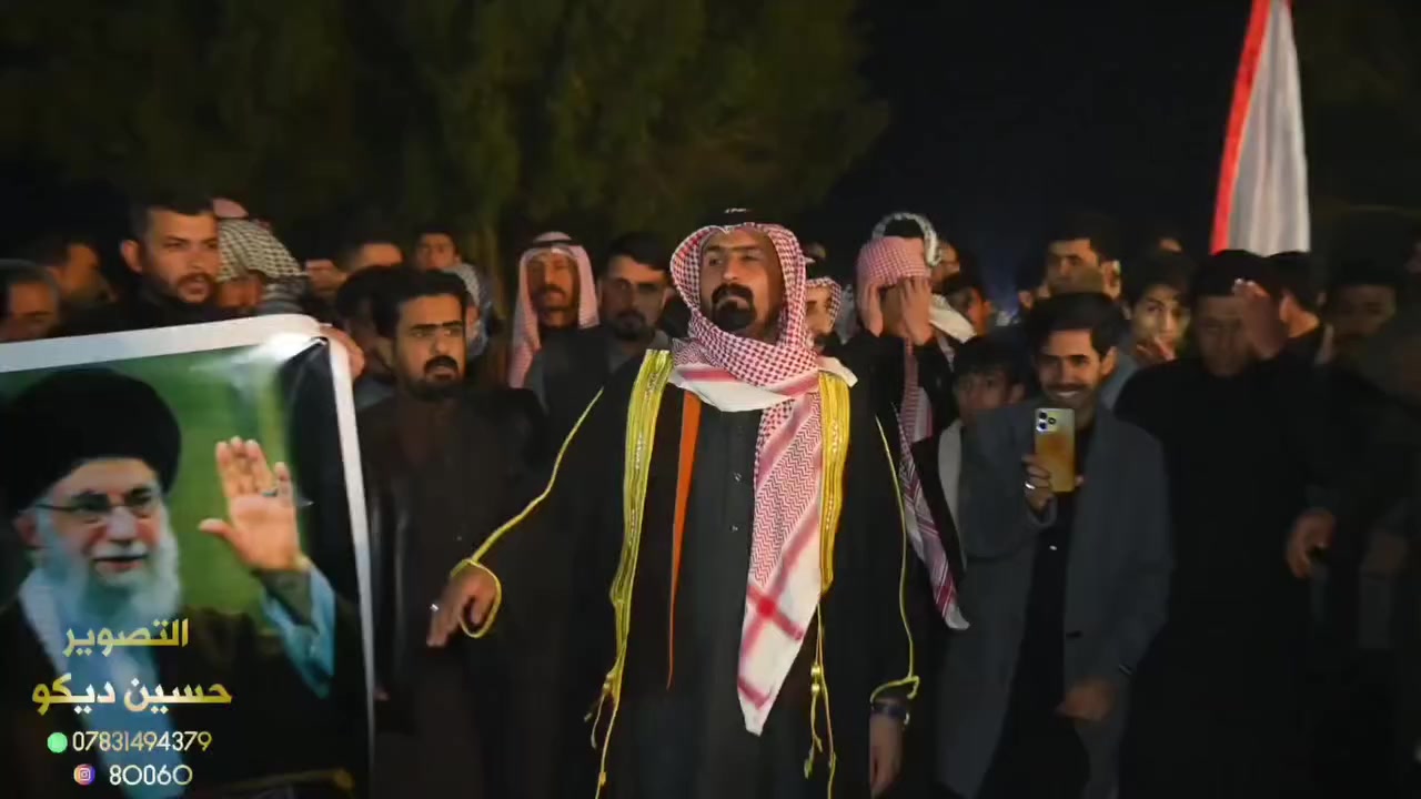 ((  انا لله وانا اليه راجعون. ))

 ينعى أهالي قضاء النصر عن رحيل القائد ورموز من رموز الشيعه القائد علي الخامنئي اه ياخسارتنا 

ومشاركتهم في 

 #ميدان_عشائر_ال_حاتم_

مضيف الشيخ اياد كاظم ال صفوك

ابداع الشاعر المبدع عبدالله  الحاتمي

رباط رائع يقدمه الشاعر كريم الحاتمي ( الدم عل الكاع يخضر... كل الداسه يشور بيه ) 

#المصور_حسين_ديكو

للتصوير كافة المناسبات عليك الاتصال على الرقم التالي ***********
