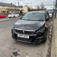 peugeot 308 GT Line - 2017  1.2 PETROL manual  6 gear BLACK  COLOUR In...