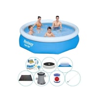 مسبح عائلي دائري 3متر ارتفاع 76  كامل ملحقات  متوفر توصيل 07887210777