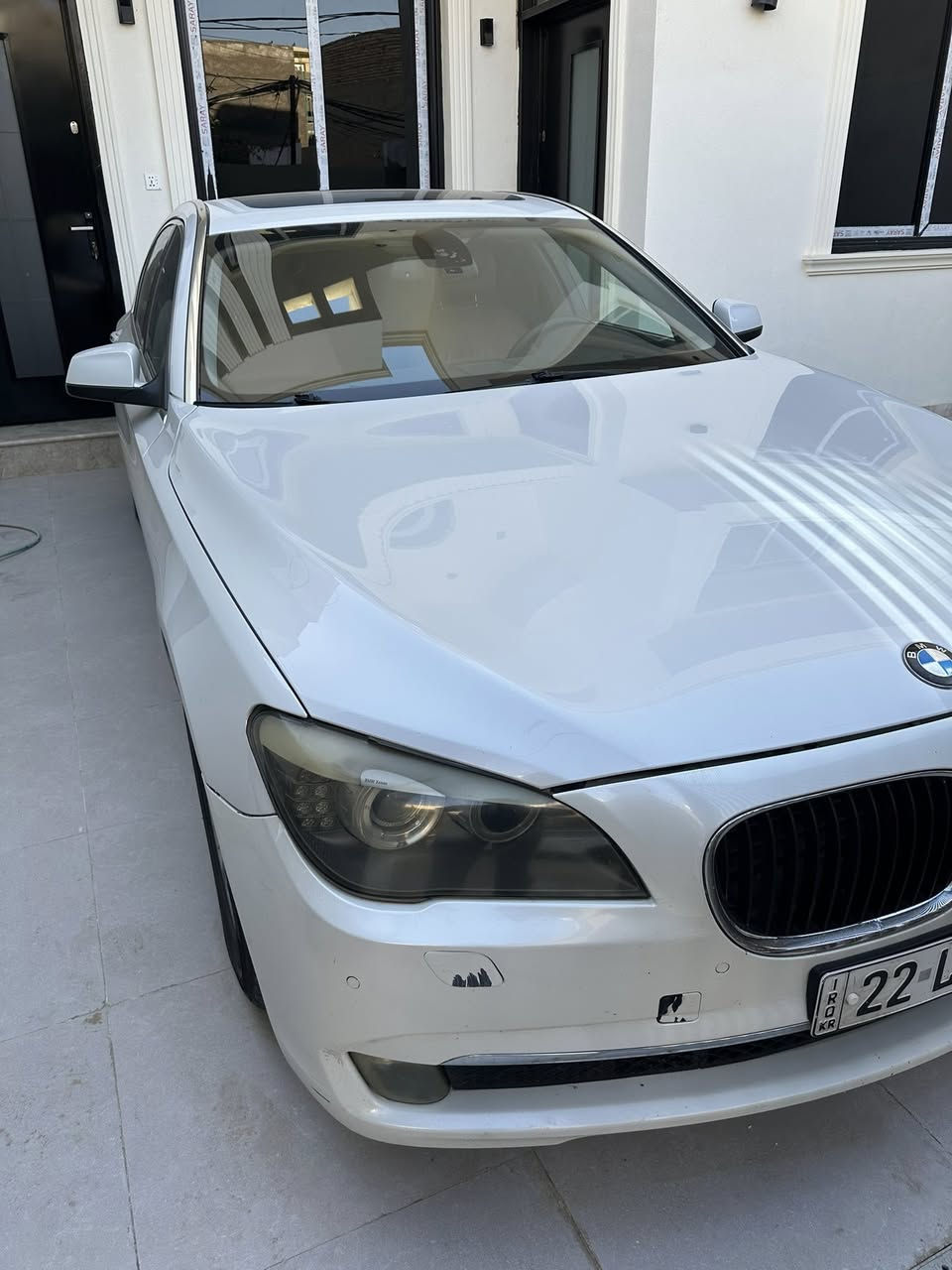 سلام عليكم
BMW F02 730Li 
2012 خليجي
مكينه سته 30 مرغوب بدون تيربو 
اللون ابيض صدفي 
رقم اربيل جديد  
مكينه كير حداديه تبريد كهربائيات تخم تاير باتري كلهن جدد 
سياره فووول مواصفات للاخير 
سلايد 
بردات خمسة
خمس بصمات 
نظام تعليق هوائي خلفي 
غرفة بيجي جلد 
كشنات كهرباء + خزن + ستيرن كهرباء
جنطة كهرباء شفط 
ثلاث شاشات 
مري شفط 
ترحيب 
حساسات امامي خلفي 
شاشة عطلات
دجتل 
فول تحكمات  
سيدي جنجر 
عارض ديفيدي 
صاج ملكي  
هاند بريك بصمة
مري قلاب 
لد امامي َخلفي 
زنون بلادي السعر ١٧٥ رقم الهاتف ***********
