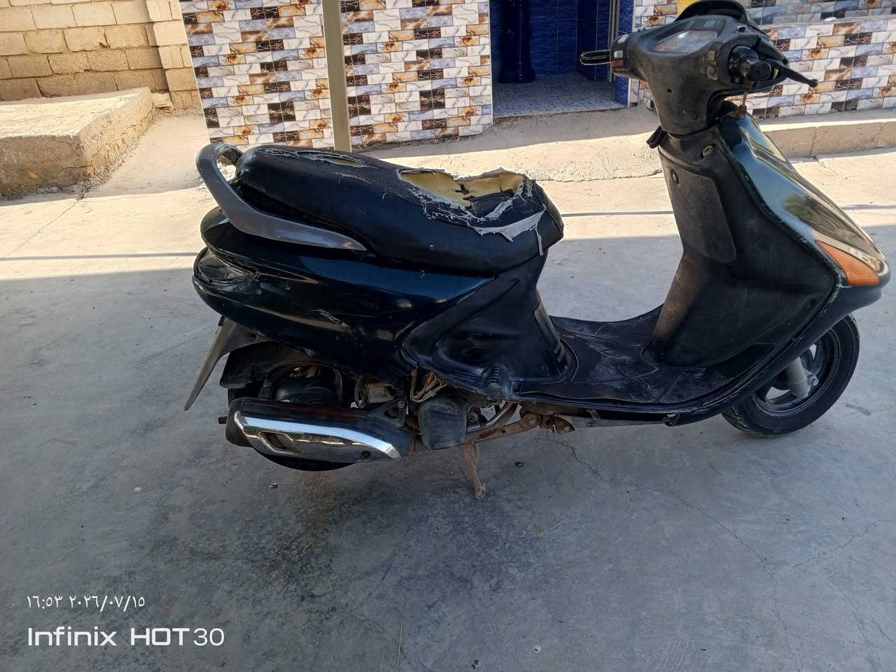 دراجه فراشه للبيع بيه تبخير قليل السعر خاص ‏‪***********‬‏
