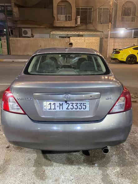 نيسان فيرسا 2012 sv بغداد باسمي بدون حادث وارد كندي 
سنوية وهزه كلة جديد 
رقم جديد 
كير مكينه مكفولات جدد
صدر نضافه 90 بل 100
تبريد ثلج 
سيارة نضيفة جداً 
شاشة 
كامره 
4جام كهرباء 
تحكم  ستيرن 
تايرات جديده 
بيها صبغ قليل وبارد صفحة السايق 
السعر86وبيها مجال 
مكاني الدورة 
***********
