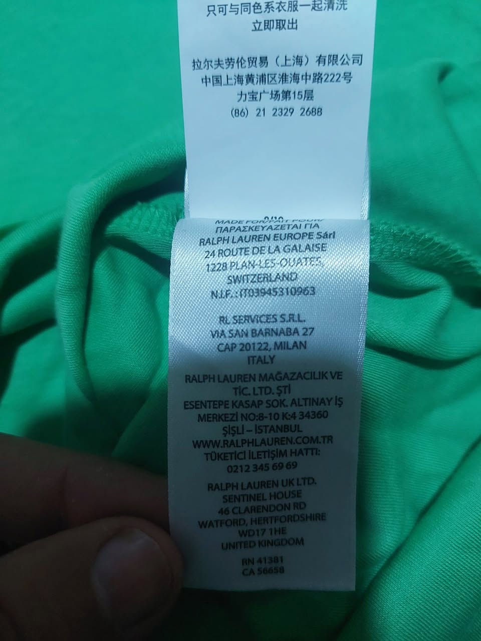 Polo  بولو
قیاس سمول تلبس مدیم
عرض الصدر 53 سم
اورجینال بارکود فیتنامی


**إذا كنت صاحب هذا الإعلان وتريد حذفه لأي سبب، رجاءا أرسل رسالة إلى الدعم الفني**