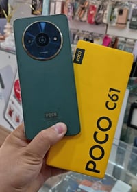 poco c61للبيع اللون اسود السعر 150وبي مجال للشراي 07719685777بس واتساب