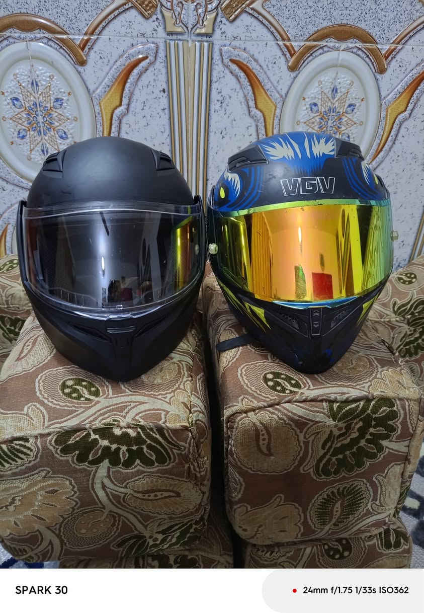 السلام عليكم خوذ مستخدمه للبيع ثنيهن ب 70  الف مكاني كربلاء حي العامل ***********
