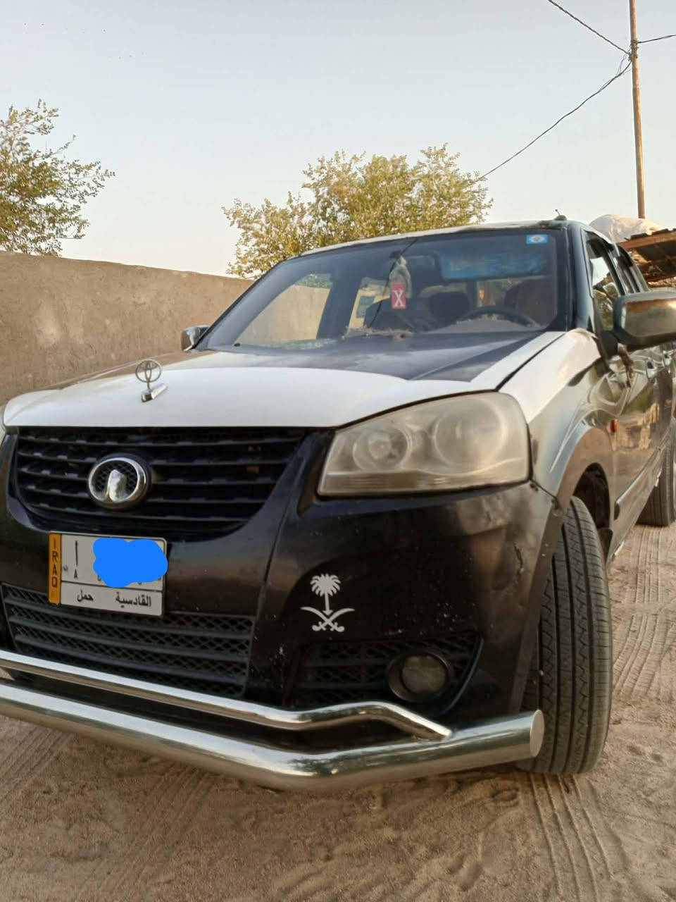 السلام عليكم  كريت ويل موديل ١٣ قادسيه مشروع وطني النفاذ ٢٨ محرك كير شاصي مكفول تبريد تخم تأير  ملاحظه مكفوله من الكلبه وظربه الكشر شوفت عينك بيه تلحيظات بسيطه العنوان الديوانيه  السعر ٤٧ بيه مجال بسيط     ***********
