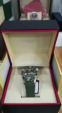 شباب ساعه لونجين ماستركوالتي عالي اوتماتيك رنك دوارسيراميك سيرربر علبه...