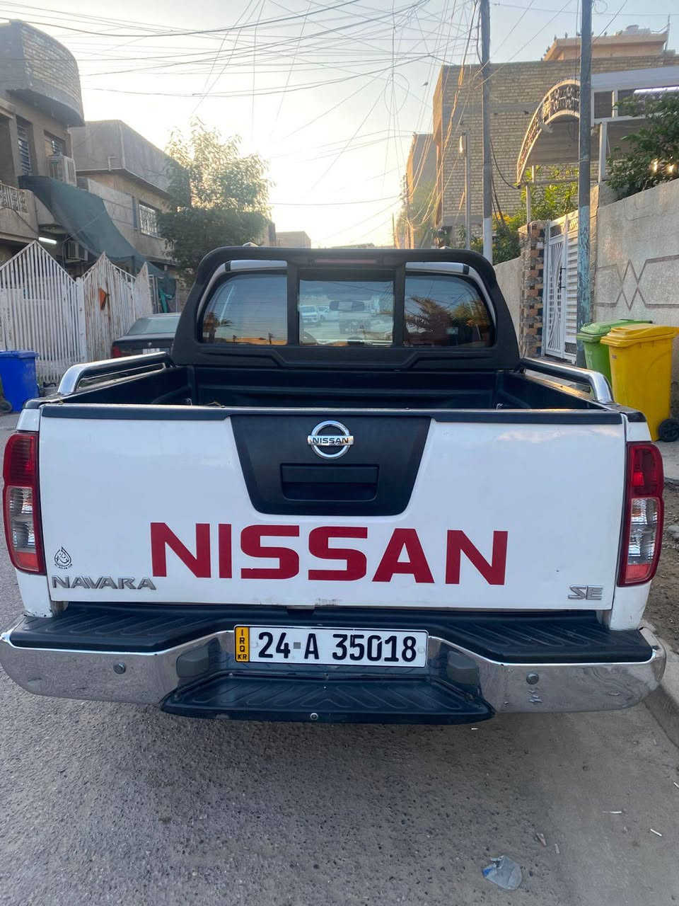 بيك اب نيسان نافارا موديل ٢٠١٤ مكفولة ماعدا بارد قلبل بالصندوك وهلال الجاملغ الخلفي الباقي مكفوول وسونارها موجود سنوية بأسمي تحويل بأي يوم السعر ١٣٠ ***********
