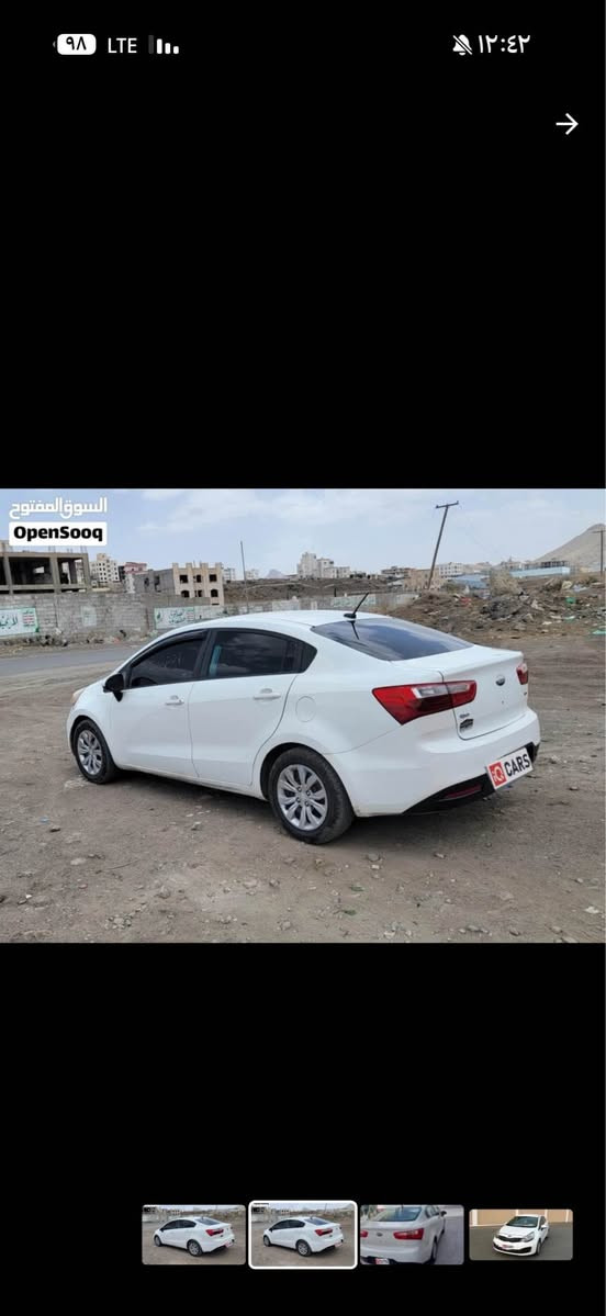 كيا ريو ٢٠١٣ خليجي  رقم كربلاء باسمي محرك و كير و حدادية و تبريد جديدة كلش بيها جاملغ خلف السايق شك مو ضربة و بيها بارد بالباب ما مصبوغ السعر 82$ و بيها مجال للشراي للاتصال *********** كربلاء, العراق
