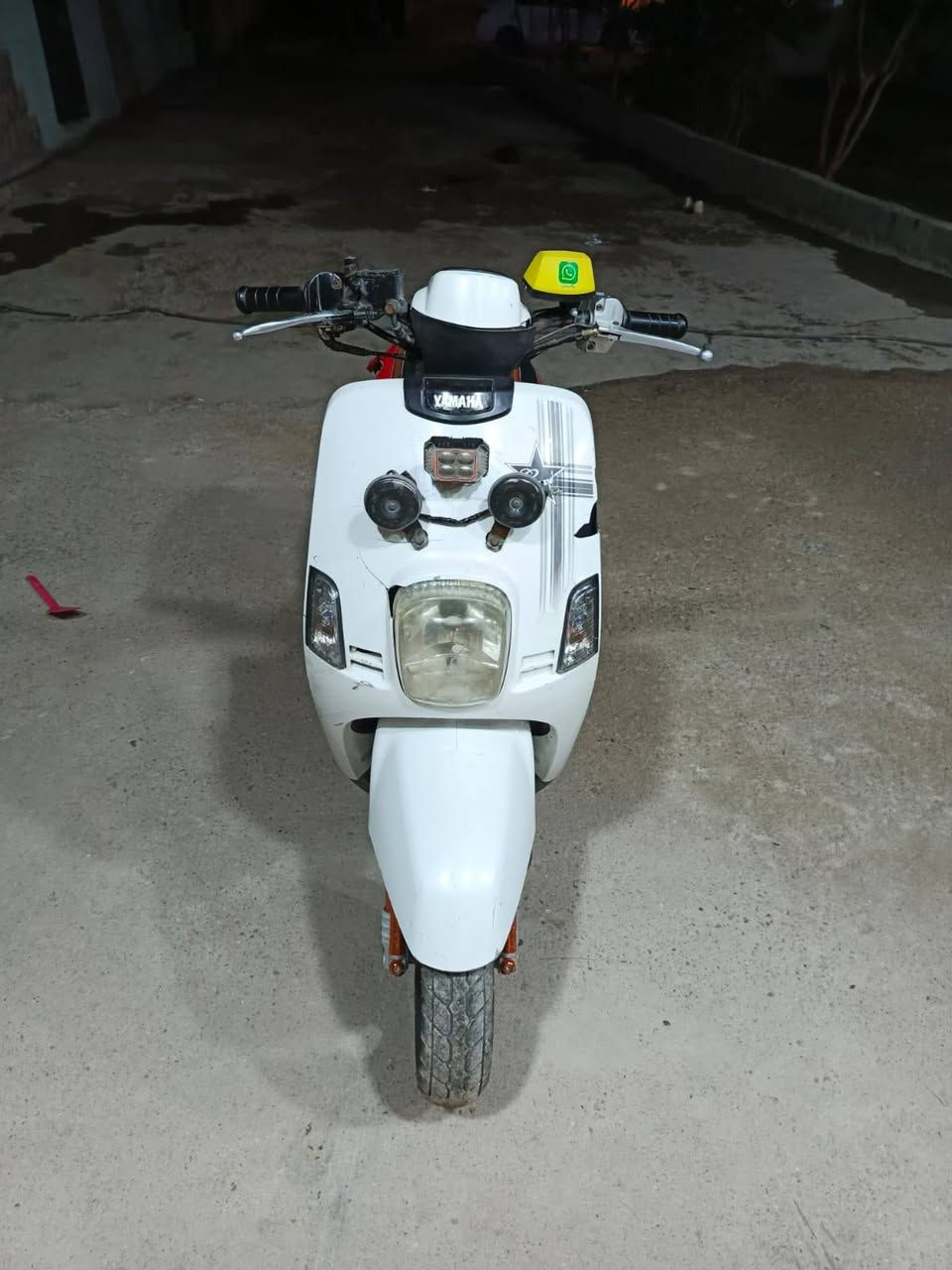 سلام عليكم درجة بوليسي نوزل نظيفه نكرت سلف بوشه 49 بلاديه سعره 550وبيه مجال وهذه رقمي كلشي بيه شغال كامله 
مكاني بغداد فلكه سلمان باك 
***********
