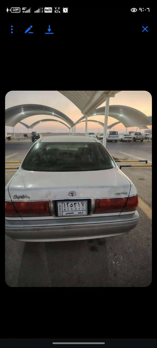 سلام عليكم ملكه 2003كفاله عامه من صبغ تبديل ضربه السياره كفاله عامه محرك ديفور صار 5تيام شاده بنجف السياره دكمتين مدفوع الكمرك مالته بس باقيه علوحات السعر 110وذا اكو مراوس اقل من سعره  عادي اراوس مكان السياره بابل الحمزه الغربي قرب معمل السكر*********** رقم الهاتف
