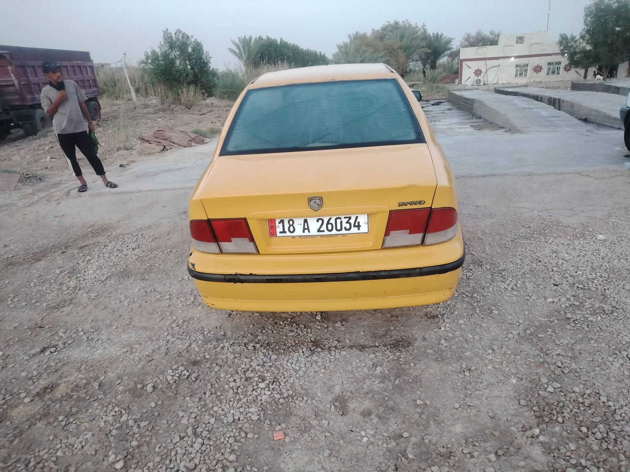 السلام عليكم سمند مديل ١١ سنويه ماصاقطه مصفره هية وغرامات مكينه تدخن وصدره نص عمر  مكفوله من الظربه بيه بارد شويه وخياس بل هلال الوره  قفل ٣٢ ***********
