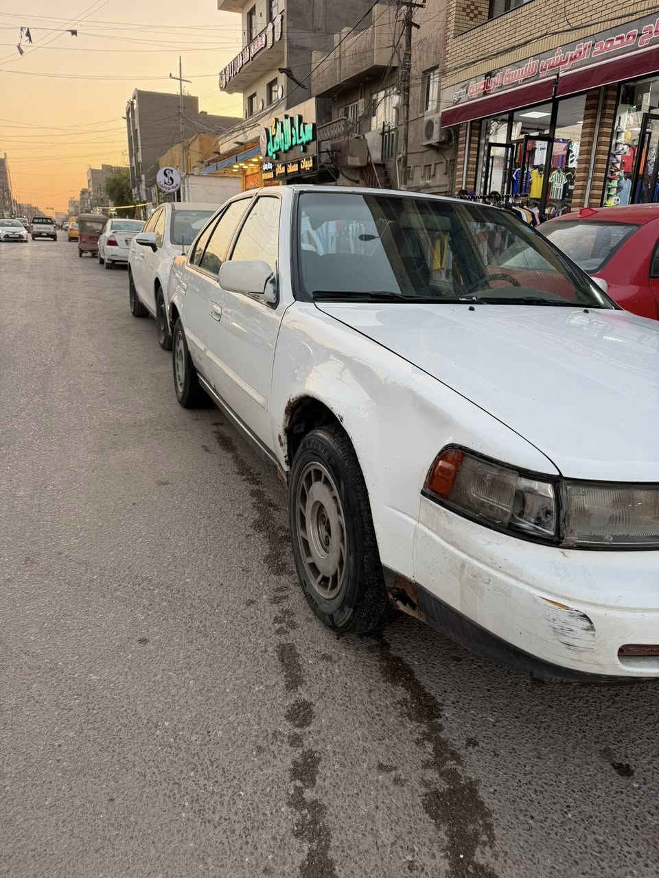 نيسان مكسما موديل ٩٠ للبيع سيارة بلاديه لاضربة ولاصبغ مكينة كير تمام صدر جديد ٦ سلندر رقم بغداد جديد تحويل مباشر مكاني بغداد الجديدة رقمي *********** السعر ٢٨ ورقه
