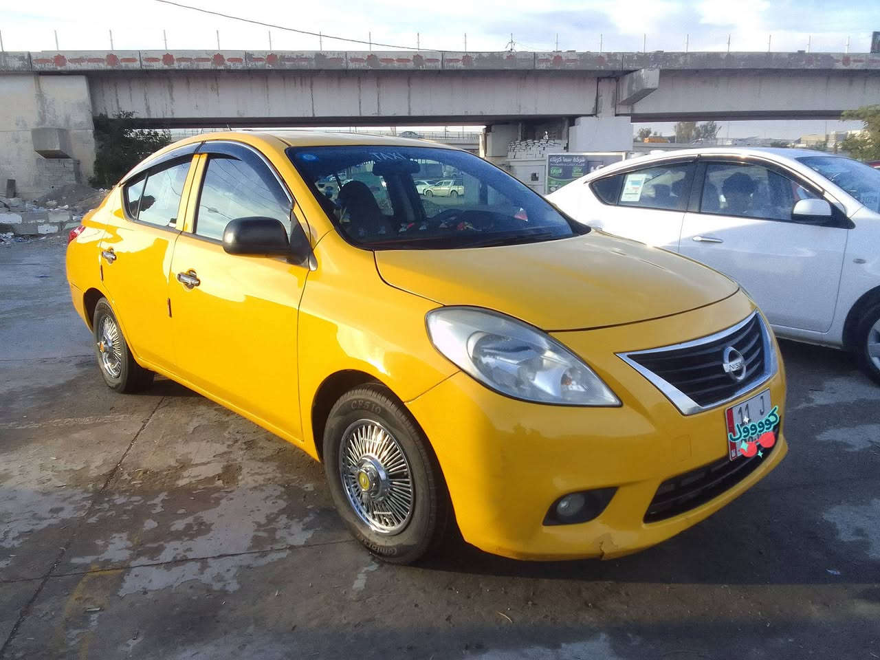 سلام عليكم نيسان فيرسه موديل2013سياره جاهزه صدر جديد هسه شاده ويه مشط اوكير هم جديد شديته مكينه لاصرف ولا بخار سياره خيرمن الله تخم تاير جديد بيهه طخه من وره خفيفه مواصله حوض اوبيهه مكانات تصفيه مال تكسي رقم جديد شرط تحويل مكاني كركوك سعر 88بيهه مجال لطيبين ***********
