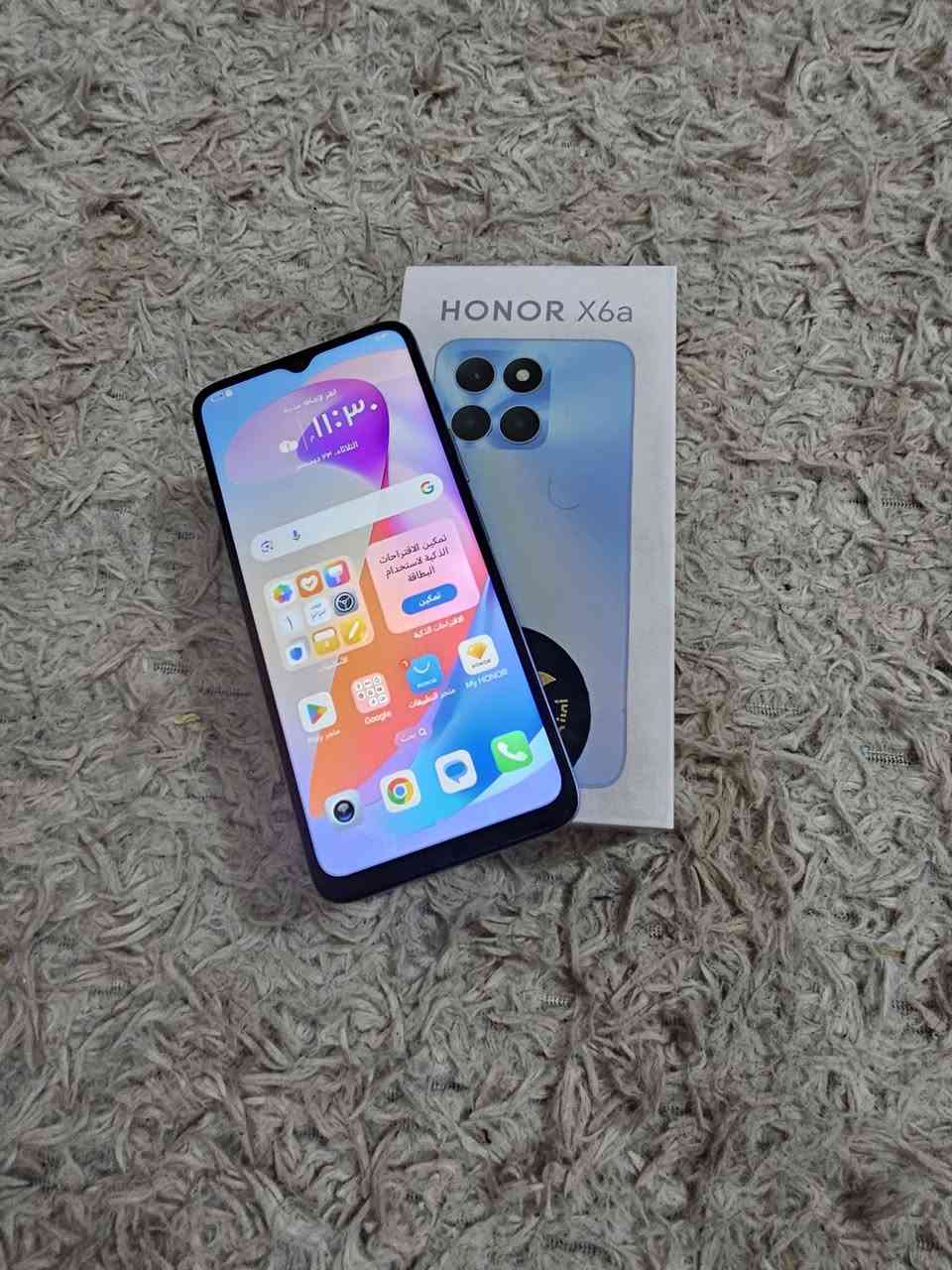 هونر X6A نضيف جدا مستخدم ايام فقط كامل غراضة الذاكرة 128 بصمة الإصبع السعر 125نهايته بغداد البلديات تواصل مع رقمي ***********
