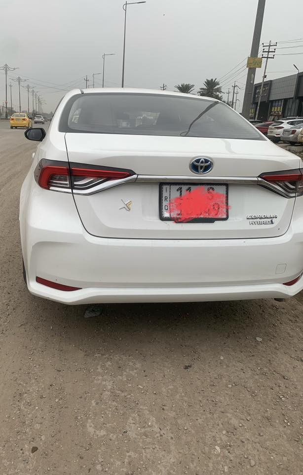 سلام عليكم من رخصه الادمن الطيب عندي كورلا هايبرد شكل الخليجي للمراوس فقط للمراوس 
موديل ٢٠٢٢  رقم بغداد بأسمي جاهزه ماشيه ٥٥ الف
بيها جاملغ وبنيد  مكاني بغداد 
***********  متواجد واتساب  او رصيد
