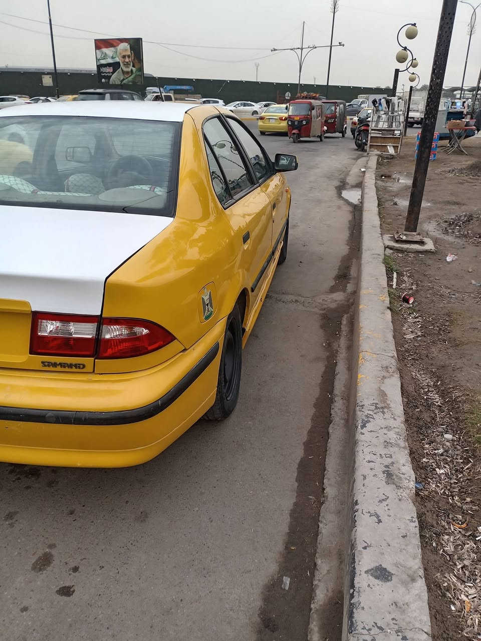 سمند مديل ١٢ سياره بلاديه تحويل مباشر مصفره هيئة غرامات سعرها 32 سياره  كير مكينه تبريد كله شغال سنويه ل ٢٩ مكان السياره بغداد حي أور سبع اقصور ***********
